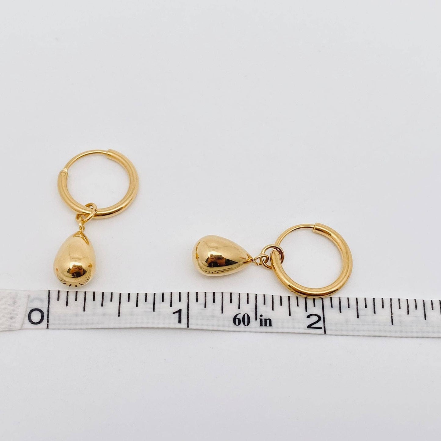 Teardrop 18k Gold Plated Earrings