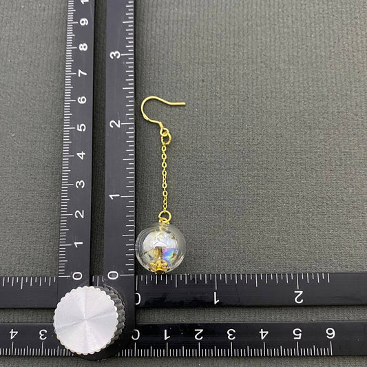 Yellow Goldfish Dangle Earrings