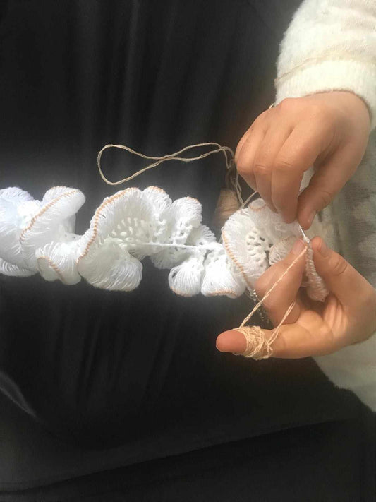 Organic Cotton Shower Pouf