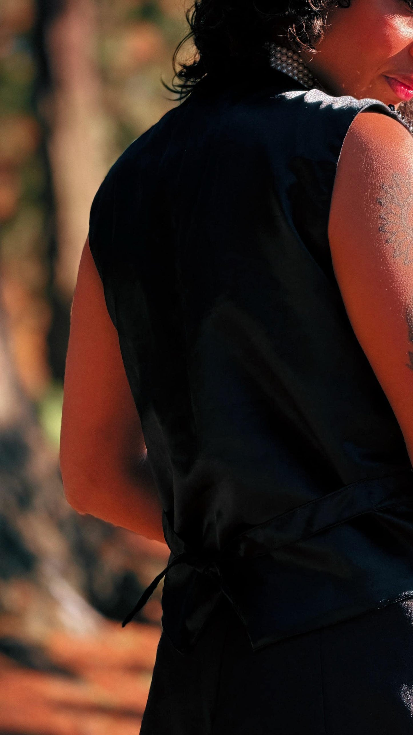 Vintage 1980's Checkered Fully Beaded Vest