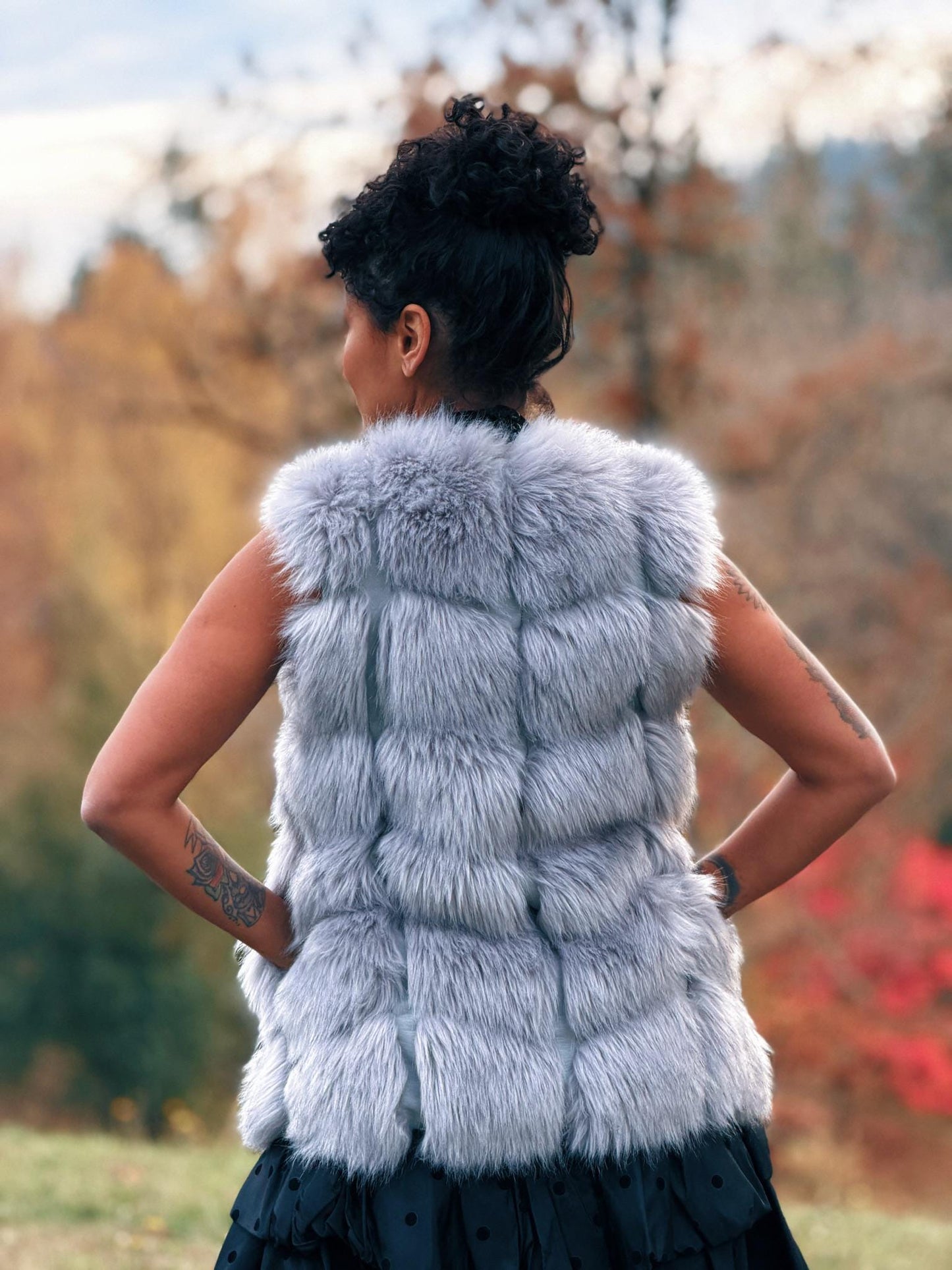 Sleeveless Faux Fur Vest