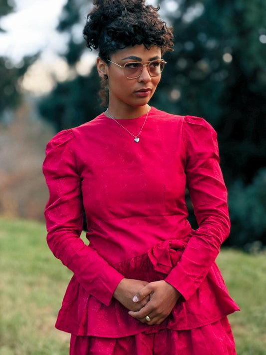 Vintage 1980's Vibrant Red Mini Dress