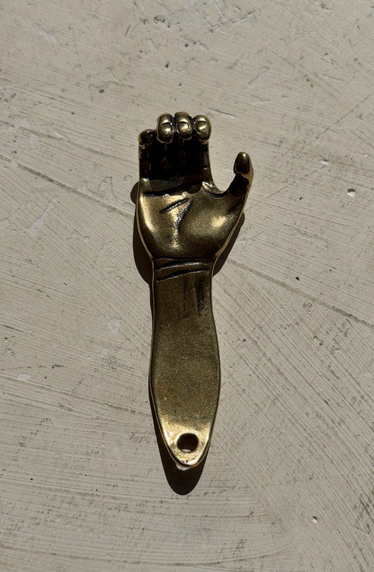 Brass Arm Bottle Opener