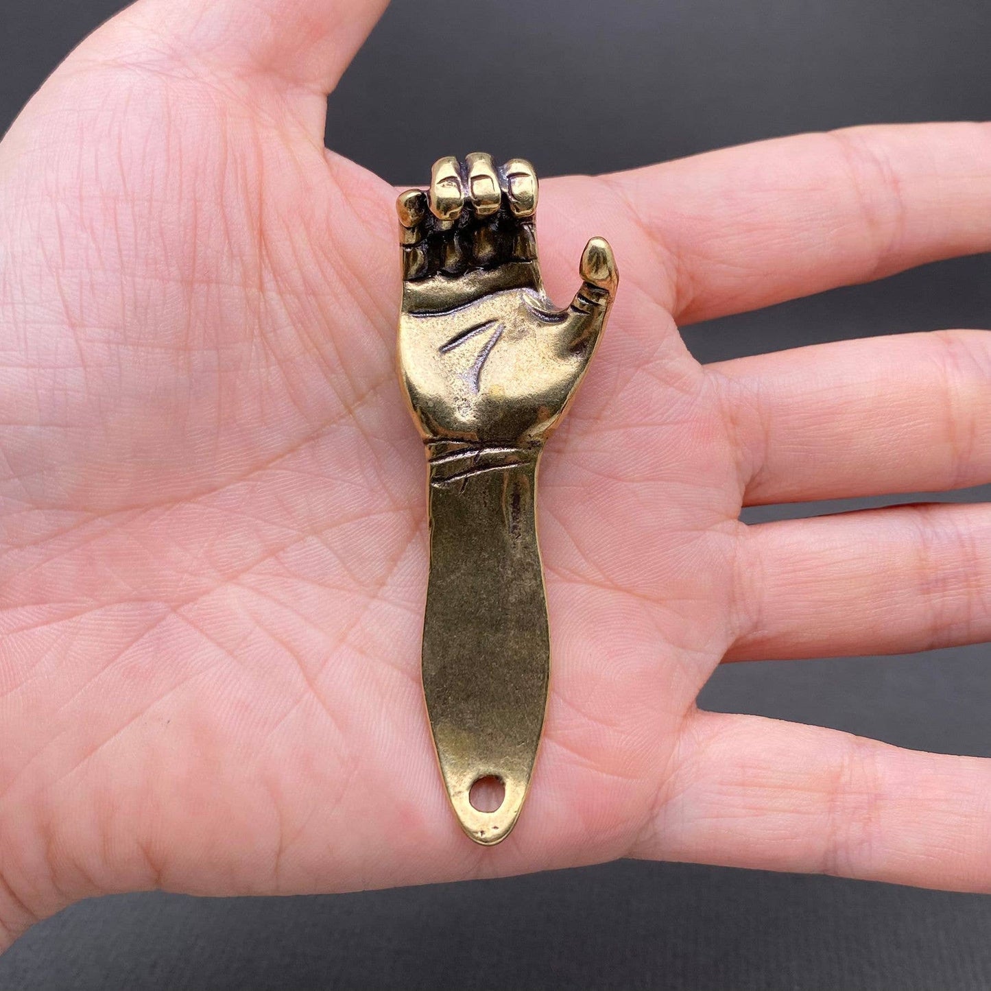 Brass Arm Bottle Opener