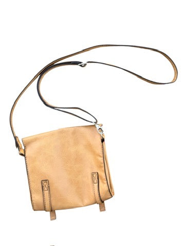 Y2k Collection by Bernardo Cutie Tan Leather Crossbody Bag