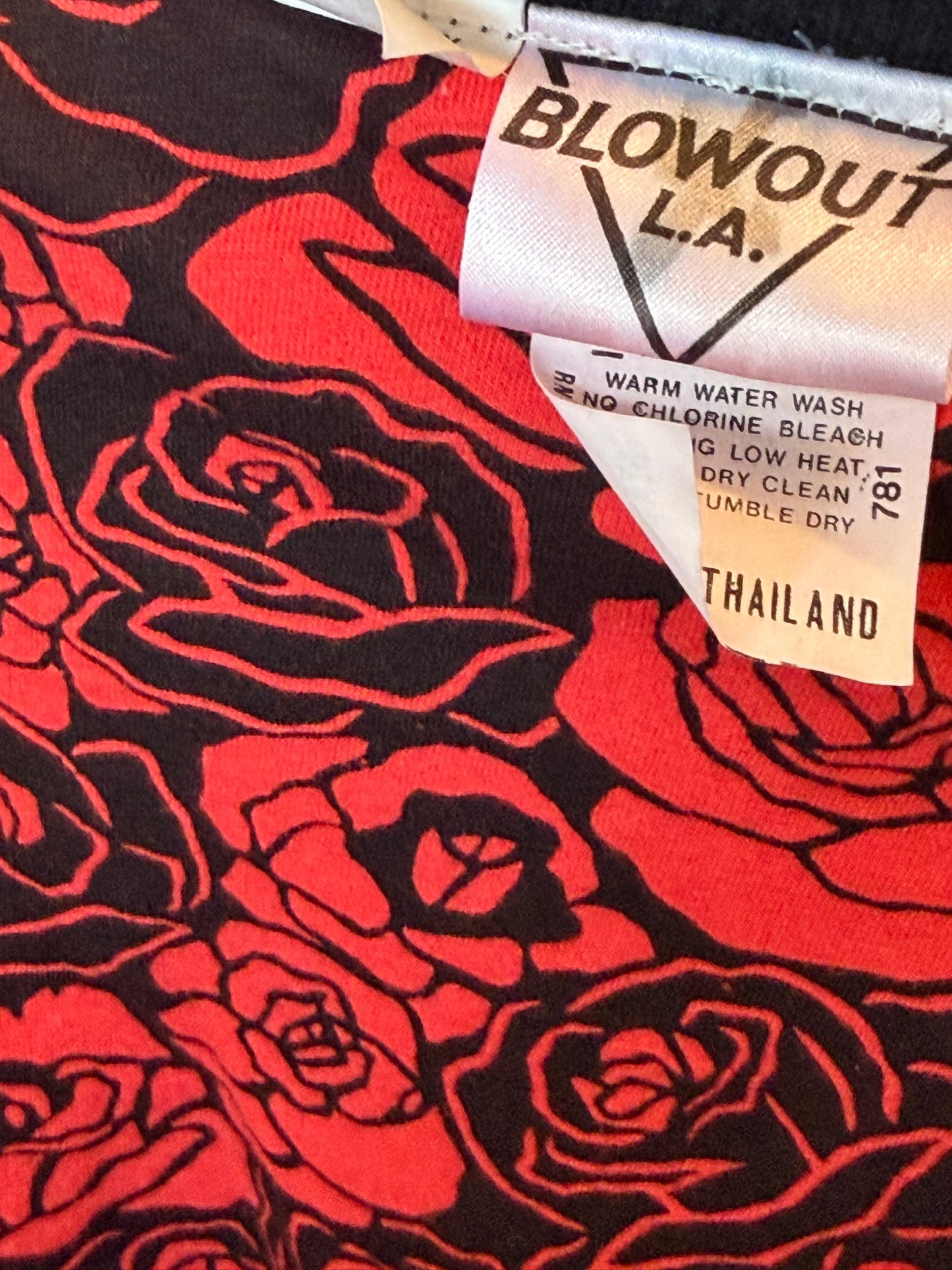 Vintage 80s Blowout L.A. Reversible Pullover