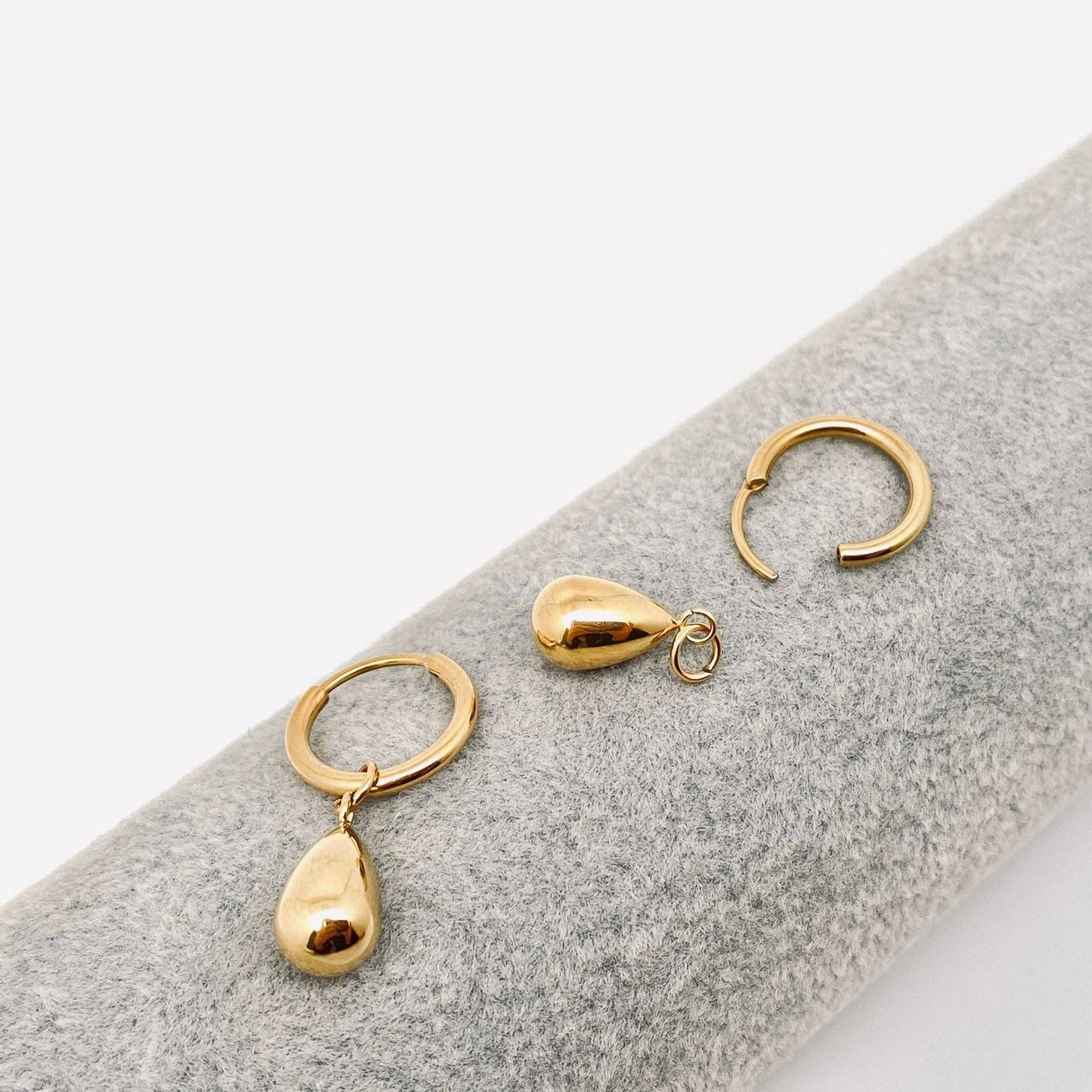Teardrop 18k Gold Plated Earrings