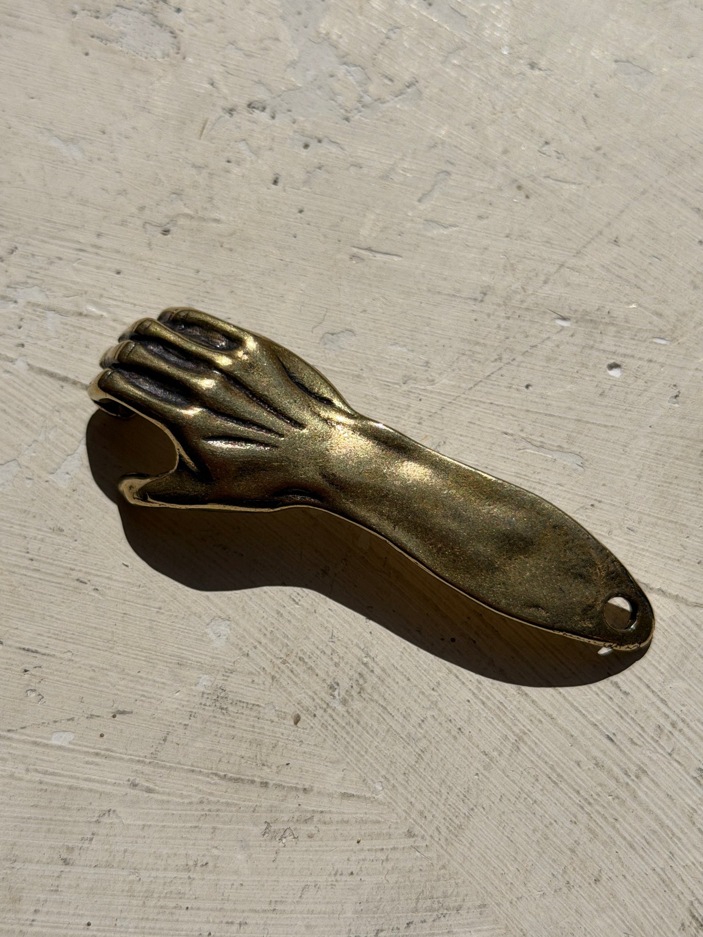 Brass Arm Bottle Opener