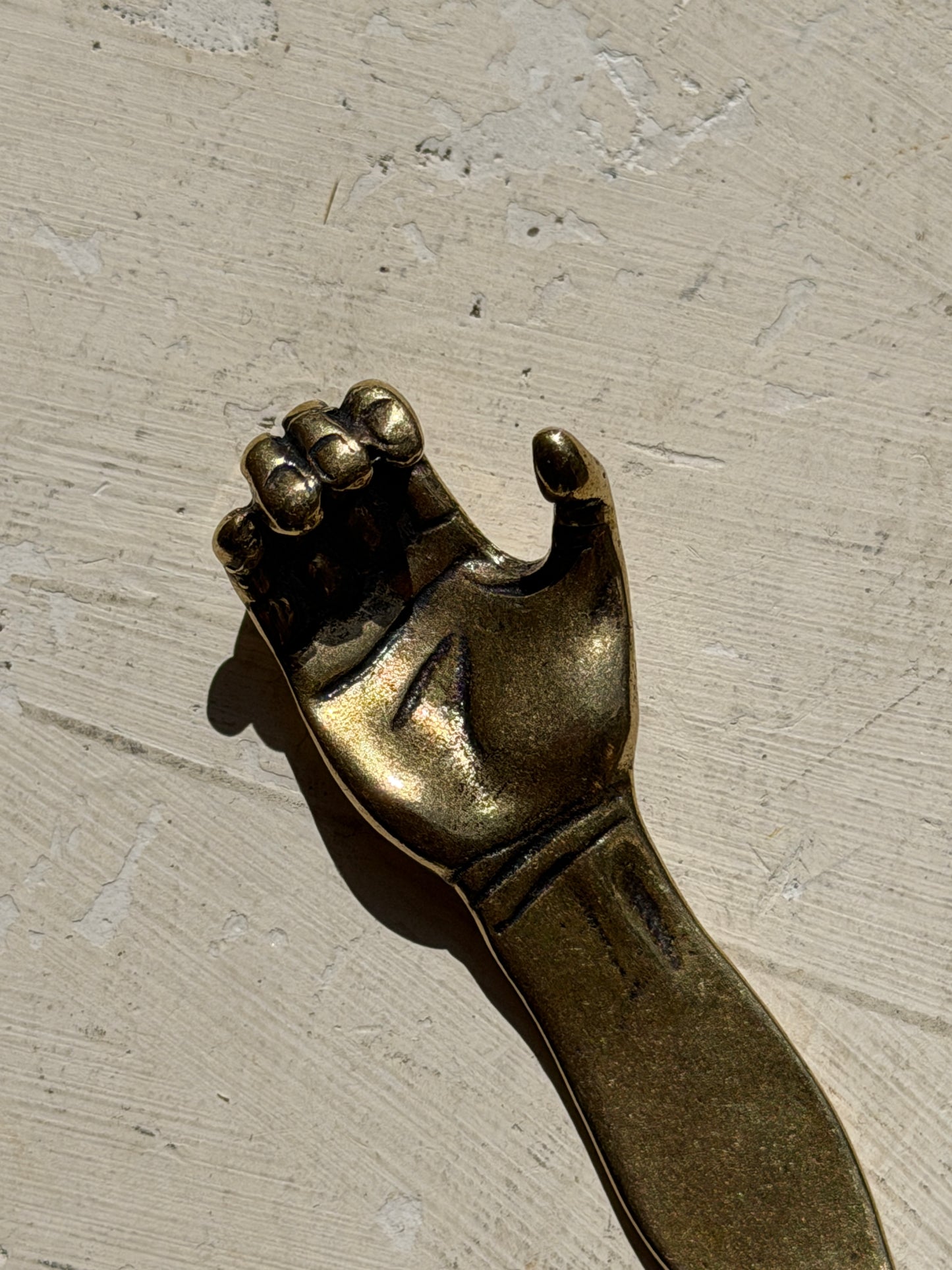 Brass Arm Bottle Opener