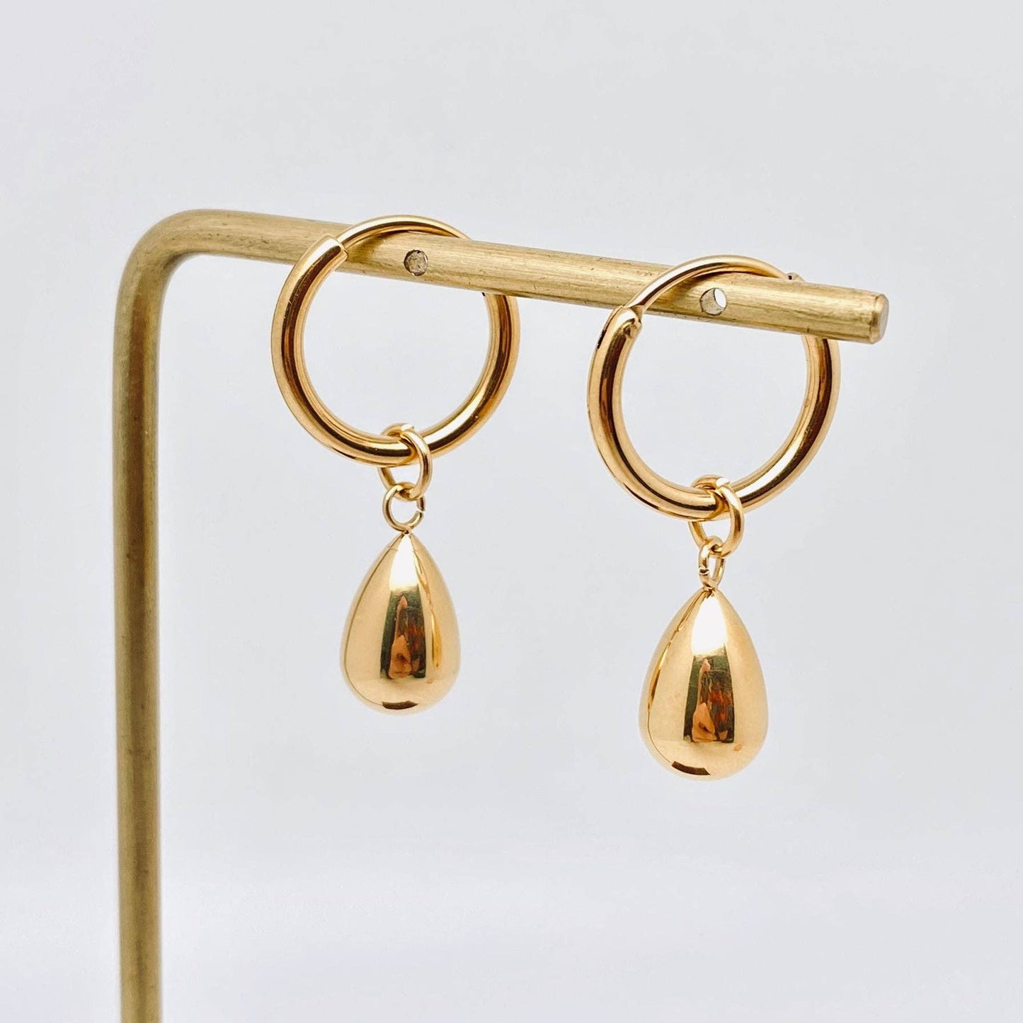 Teardrop 18k Gold Plated Earrings