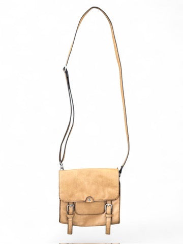 Y2k Collection by Bernardo Cutie Tan Leather Crossbody Bag