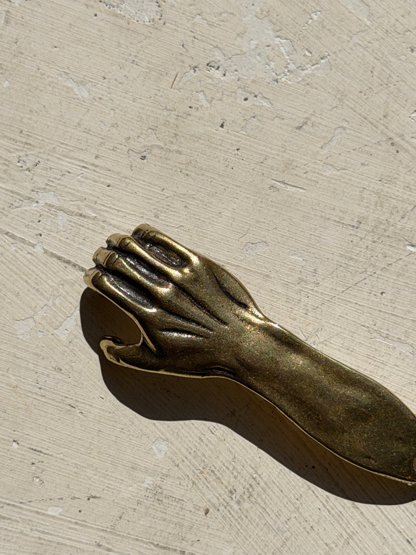 Brass Arm Bottle Opener
