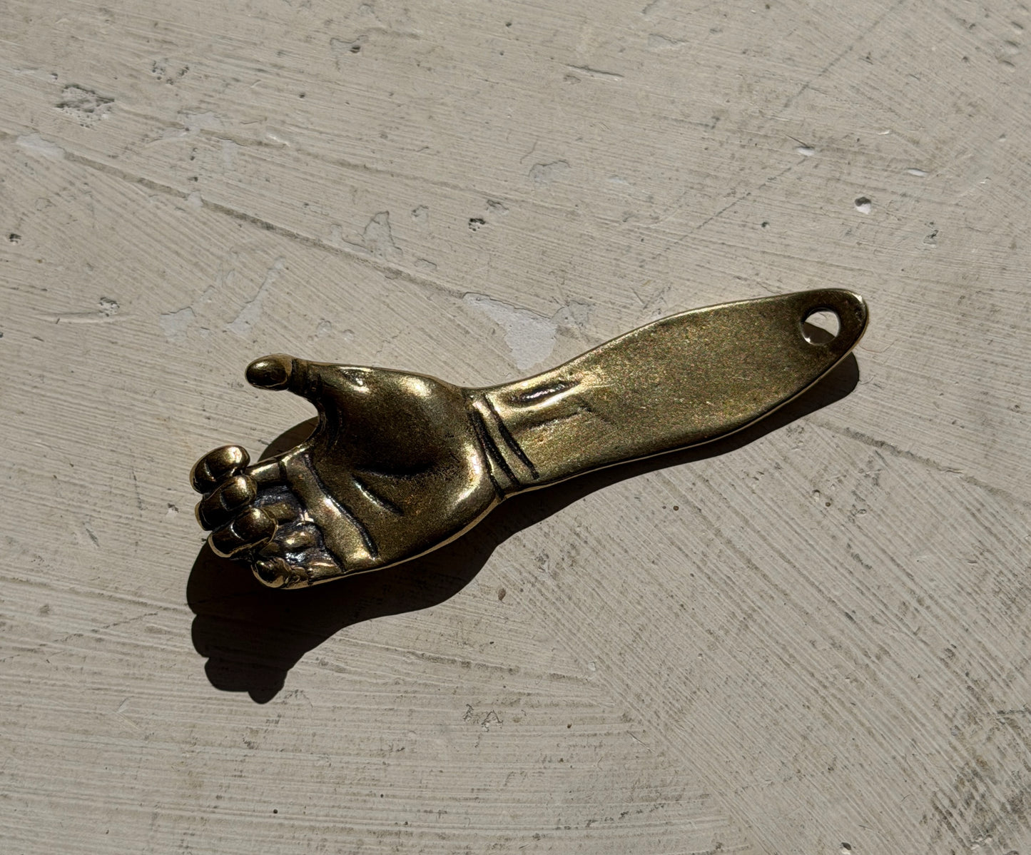 Brass Arm Bottle Opener