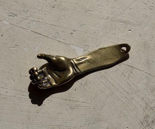 Brass Arm Bottle Opener