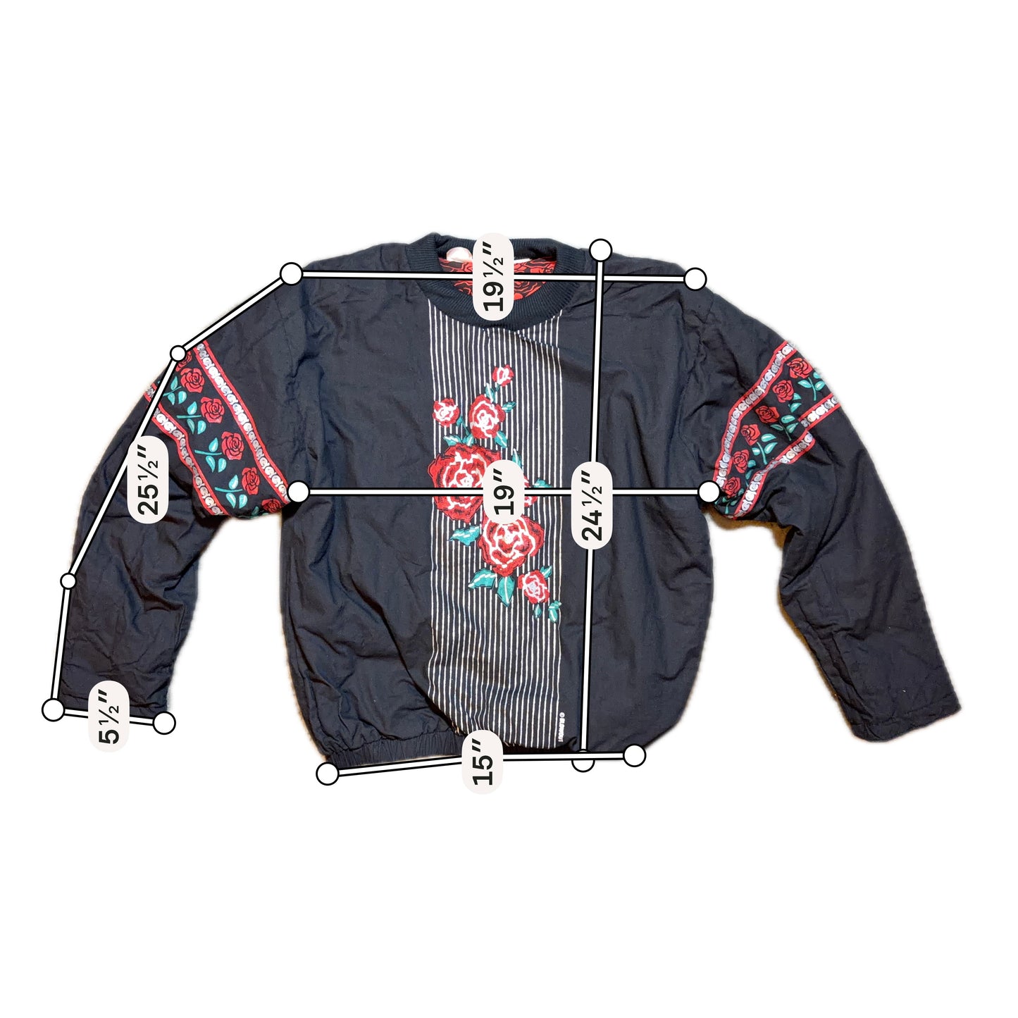 Vintage 80s Blowout L.A. Reversible Pullover