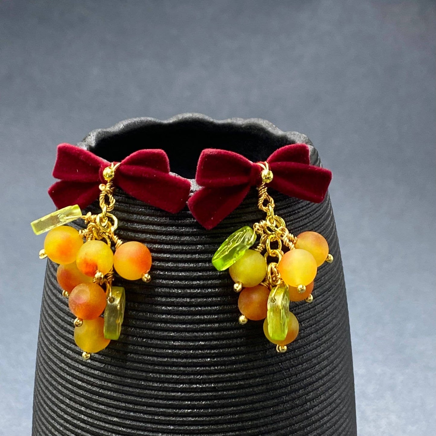 Fruity Bow Earrings