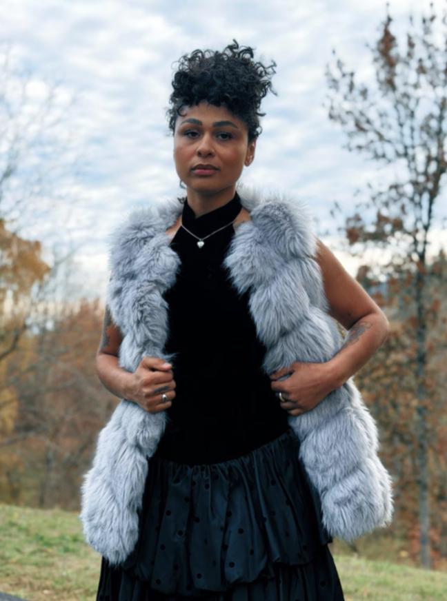 Sleeveless Faux Fur Vest