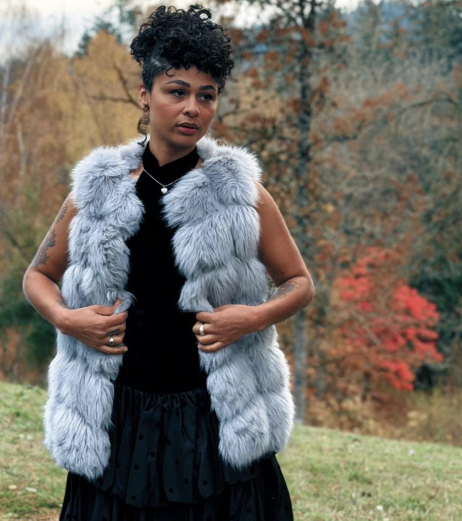 Sleeveless Faux Fur Vest